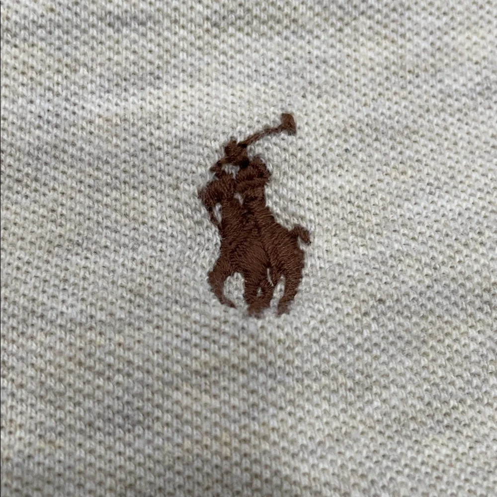 Polo Ralph Lauren Beige Long Sleeve Polo - Men’s XXL